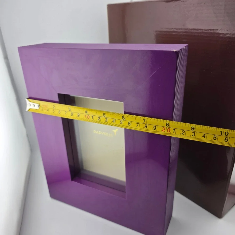 Papyrus Lacquer Photo Frame‎ Unisex 4x6 Amethyst Purple Good Ribbed Edge 561073